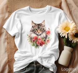 Tričko dámské s kočkou
