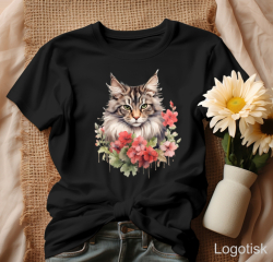 Tričko dámské s kočkou