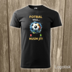 Pánské tričko potisk FOTBAL VOLÁ